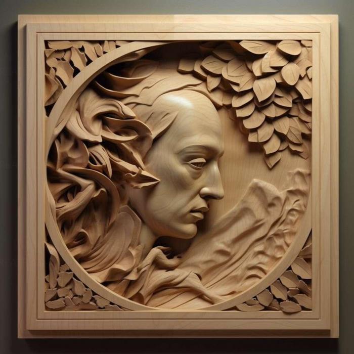 نموذج ثلاثي الأبعاد لآلة CNC 3D Art 